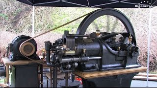 Unterwellenborn  größtes Stationärmotoren Treffen Deutschlands 26 Stationary Engine Rally [upl. by Ahsirtap]