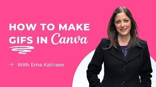 2024 How to Make a GIF using Canva  4 Different Types of GIFs [upl. by Havot]