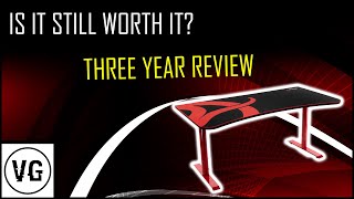 Arozzi Arena 3 Year Review  Gaming Desk Review [upl. by Lozar]