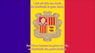 El Gran Carlemany  National anthem of Andorra CatalanEnglish lyrics [upl. by Notselrahc]