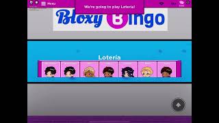 Roblox Bloxy bingo the video every 7 days Today loterea American bingo bingo and British bingo [upl. by Stanford]