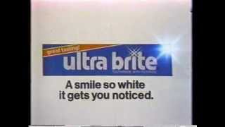 Ultra Brite toothpaste ad 1983 [upl. by Eelrebmik457]