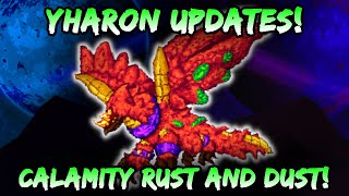 Yharon Boss Fight Changes Terraria Calamity Mod Rust and Dust 145 Update [upl. by Koch881]