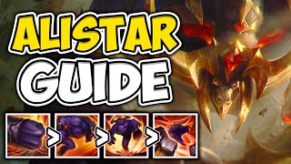 SEASON 11 ALISTAR SUPPORT GUIDE RUNES AND BUILD  HOW TO CARRY  League of Legends [upl. by Baal]