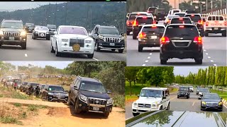 Expensive Convoys Lead To Anambra State For Obi Cubana Mother Burial [upl. by Llehcam231]