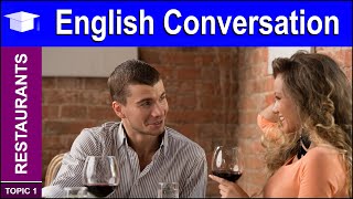 Learn Basic English Conversation for Restaurants [upl. by Irmine269]