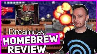 SEGA DREAMCAST HOMEBREWPORT REVIEW  IRONCLAD DREAMNEO [upl. by Arst504]