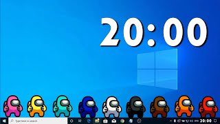 Among Us  20 minutes timer  Animation [upl. by Glynnis580]