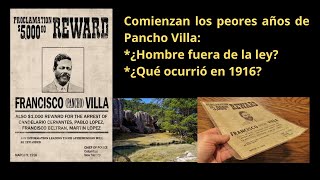 Comienzan los peores años de Pancho Villa  Su vida como hombre fuera de la ley panchovilla [upl. by Elicul607]