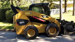 how to operate a cat 262 c skid steer [upl. by Greta782]