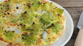 Recette  Quiche poisson et chou romanesco [upl. by Agosto]