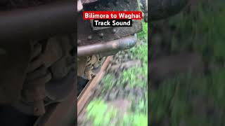 Bilimora to Waghai Narrow Gauge train  track Sound shorts indianrailways [upl. by Yslek872]