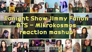 BTS Mikrokosmos Tonight Show Jimmy Fallon｜reaction mashup [upl. by Alikahs]