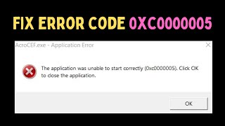 How to Fix Error Code 0xc0000005 on Windows 11 [upl. by Dierolf]