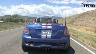 2013 MINI Cooper S Roadster 060 MPH Quick Take Drive amp Review [upl. by Lowrance]