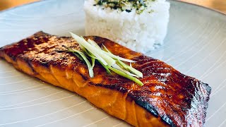 How To Make MISO GLAZED SALMON [upl. by Werdnael]