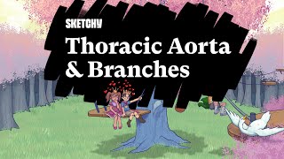 Thoracic Aorta amp Branches Part 1  Sketchy Medical  USMLE Step 1 [upl. by Curtis]