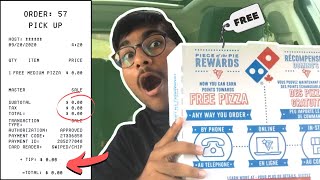 HOW TO GET FREE DOMINOS PIZZA WORKS EVERYTIME [upl. by Platon]