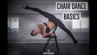 Chair Dance Basics How To  Tutorials by ElizabethBfit [upl. by Aneehsyt483]