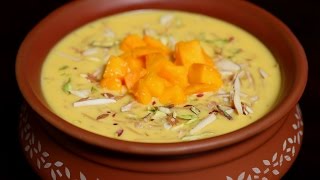 Mango Kheer  Easy Dessert Recipe  Mango Special  Ruchis Kitchen [upl. by Acirem]