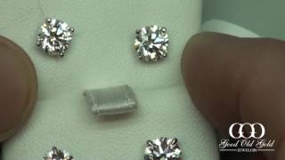 Diamond Stud Earring comparison [upl. by Durkee]