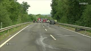 ORF  Burgenland heute  Tödlicher Verkehrsunfall bei Oberwart 04082024 [upl. by Iila50]