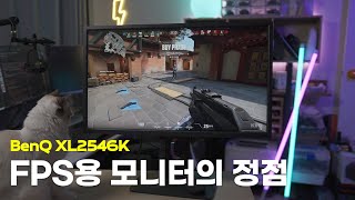 잔상이 느껴지지 않는데요 벤큐 XL2546K 240hz 게이밍 모니터 심층 리뷰 [upl. by Hamilah]