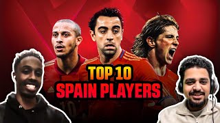 No Cesc Torres or Raul Xavi vs Iniesta  TOP TEN SPANISH PLAYERS 🇪🇸 ft Umir Liban amp Saquib [upl. by Nalloh]