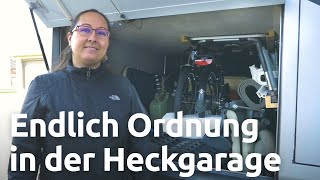 Regalsystem für die Heckgarage im Wohnmobil  Ordnungssystem im Clou Liner [upl. by Darce]