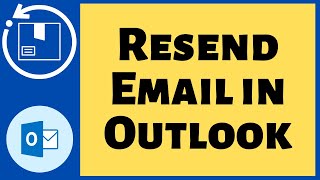 How to resend an email in outlook [upl. by Mainis111]