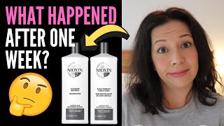 HAIR LOSS SUFFERER REVIEWS NIOXIN SHAMPOO CONDITIONER  SCALPHAIR TREATMENT 2 BEFORE and AFTER [upl. by Logan]