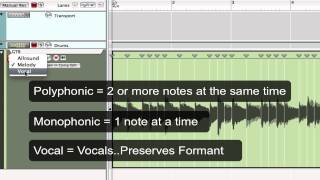 Reason 7  Audio Quantizing amp REX Loops [upl. by Ameehs]