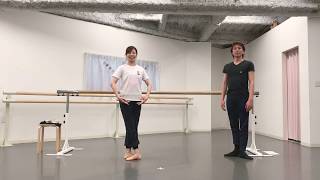 バレエ  バーレッスン 【中級】ーNUKUTO Ballet Studio ー [upl. by Aivital]