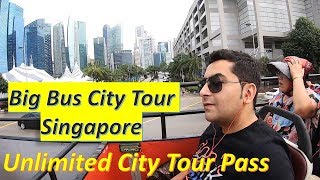 Big Bus Singapore  Hop on Hop off unlimited city sightseeing TravelNatureRitwick [upl. by Navarro316]