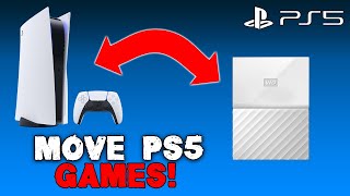 How to Move PS5 Games to External Storage [upl. by Haldis235]