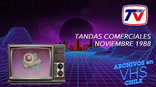 Tandas Comerciales TVN  Noviembre 1988 [upl. by Annemarie]