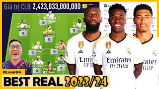 Phá 1000 Tỷ Acc Chính I Love Xây Dựng Siêu Đội Hình REAL MADRID 2023  2024 MẠNH NHẤT FO4 [upl. by Akinnej522]