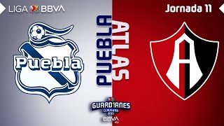 Resumen  Puebla vs Atlas  Liga BBVA MX  Guard1anes 2021  Jornada 11 [upl. by Belac]