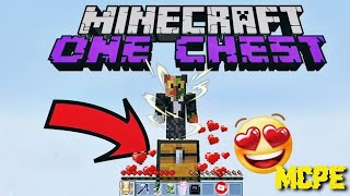 One chest map for Minecraft pe one chest download Minecraft pe one chest map Mcpe one chest map 120 [upl. by Alrep]