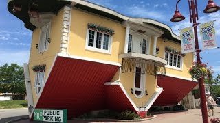 Upside Down House  Niagra Falls [upl. by Ellenwahs]