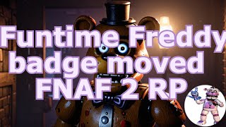 New location for FNAF 2 RP badge ROBLOX roblox fnaf fnafroleplay fnaf2 [upl. by Ayiotal]