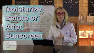 Dermatologist Skin Care  Sunscreen and Moisturizer to Fight Aging 2019 [upl. by Anifares]