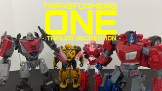 TF Stop Motion Transformers One Trailer Recreation [upl. by Hyacinthia]