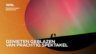 Spectaculair Noorderlicht te zien in groot deel van Nederland [upl. by Ahsiken12]