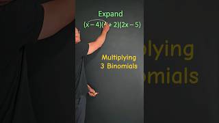 Multiplying 3 Binomials [upl. by Kunin]