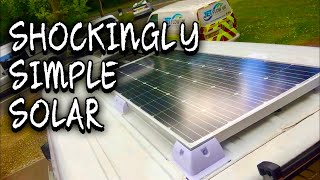 HOW DO I FIT SOLAR PANELS TO A CAMPER VAN ROOF simple and safe  Sprinter Transit T4 [upl. by Arriet]