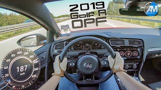 2019 Golf 7 R OPF 300hp  0250 kmh acceleration🏁 [upl. by Ayekel]