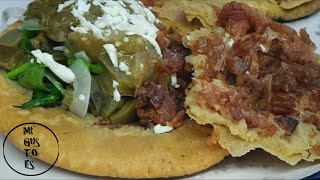 Gorditas de chicharron prensado  UN ANTOJO MUY DELICIOSO ¡¡ [upl. by Zinck]