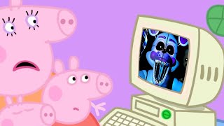 Peppa Pig plays FIVE NIGHTS AT FREDDYS and PIGGY [upl. by Nnave867]