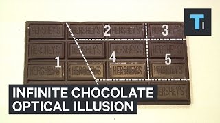 Viral Optical Illusion Creates Infinite Chocolate [upl. by Oeniri693]